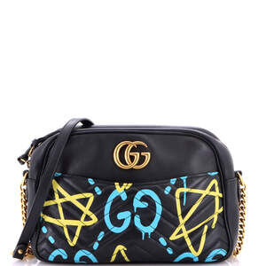 Gg Marmont Shoulder Bag Guccighost #241185G10B